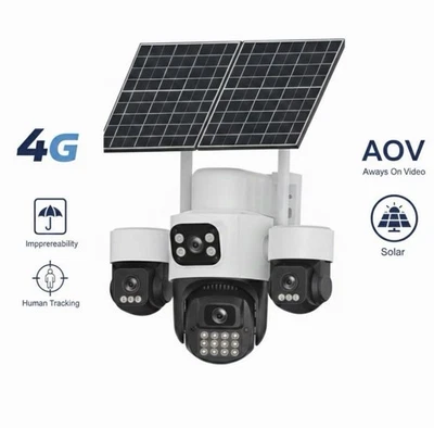 Telecamera Videosorveglianza Wi Fi Esterno Con Pannello Solare Ip67 Pir 202 Ahd 84758488