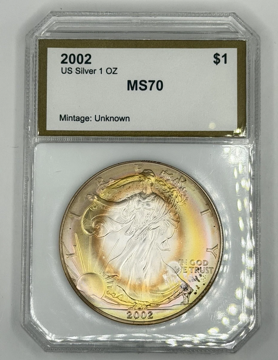 American Eagle Uncertified 2002 Silver Bullion Coins for sale | eBay