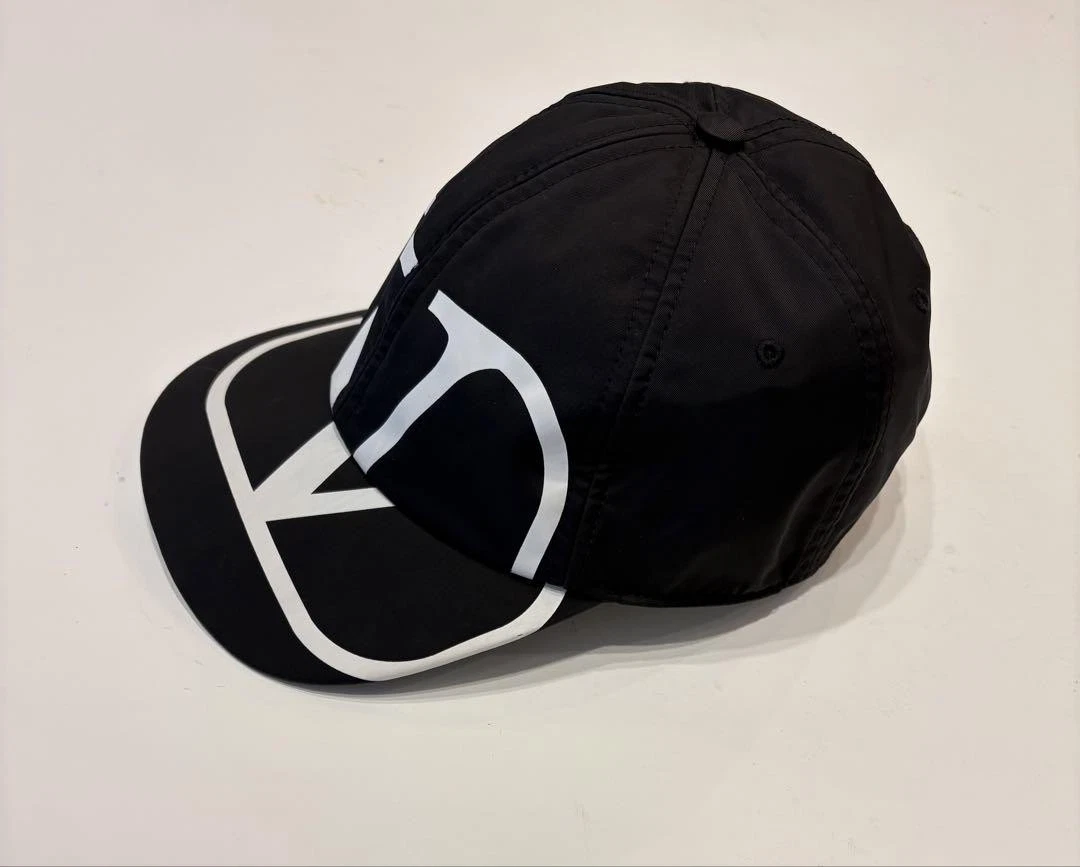 VALENTINO Hat Logo Baseball Hat Black