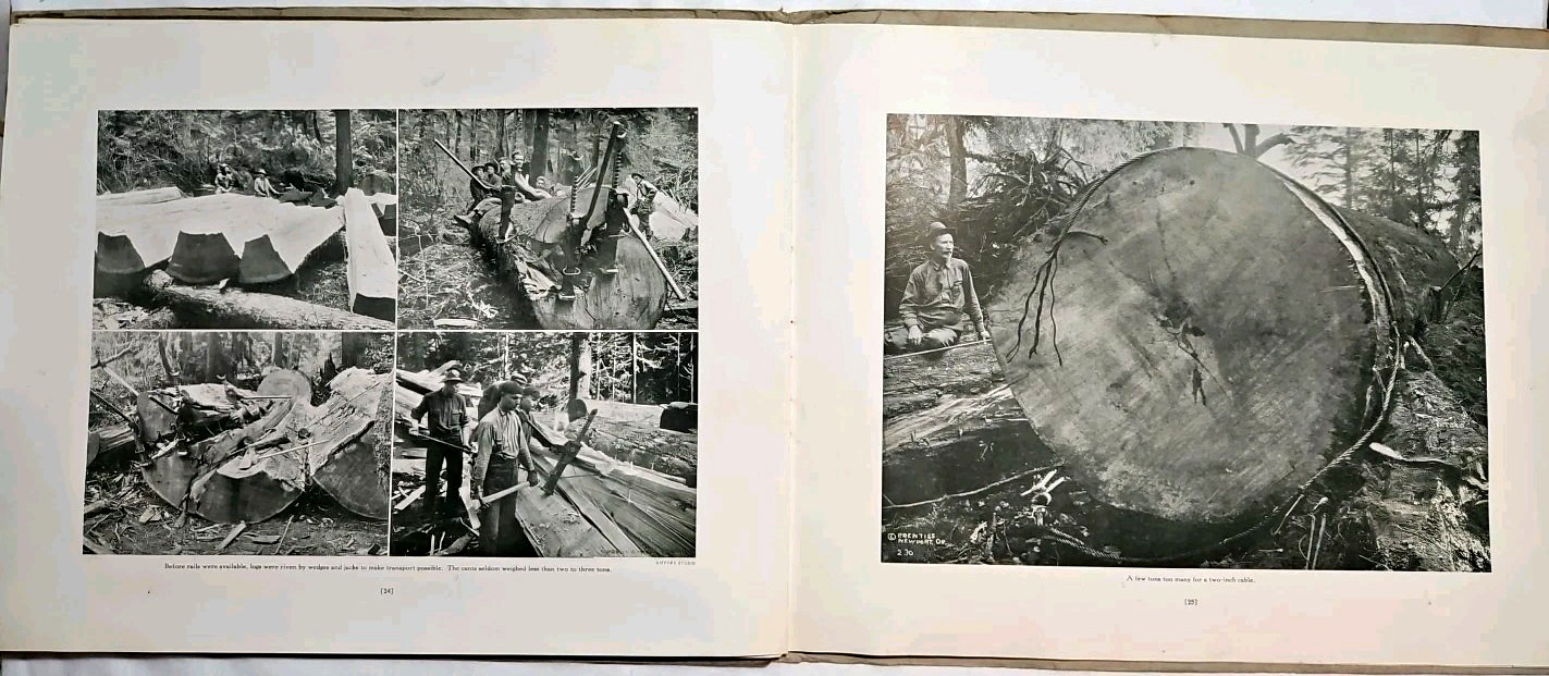 1918 Spruce Production Division WWI Pictorial Review Oregon Washington U.S. Army