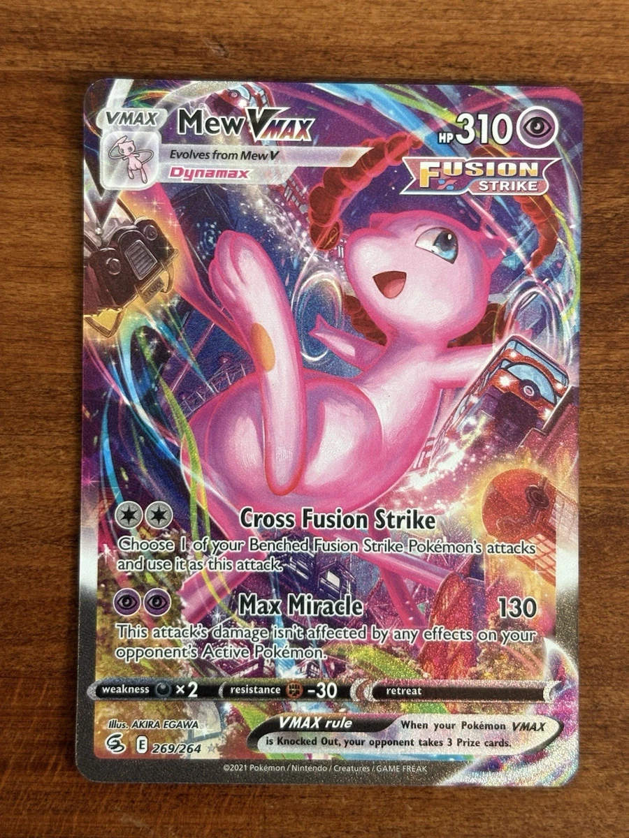 Mew VMAX 269/264 Swsh08: Fusion Strike for sale | eBay