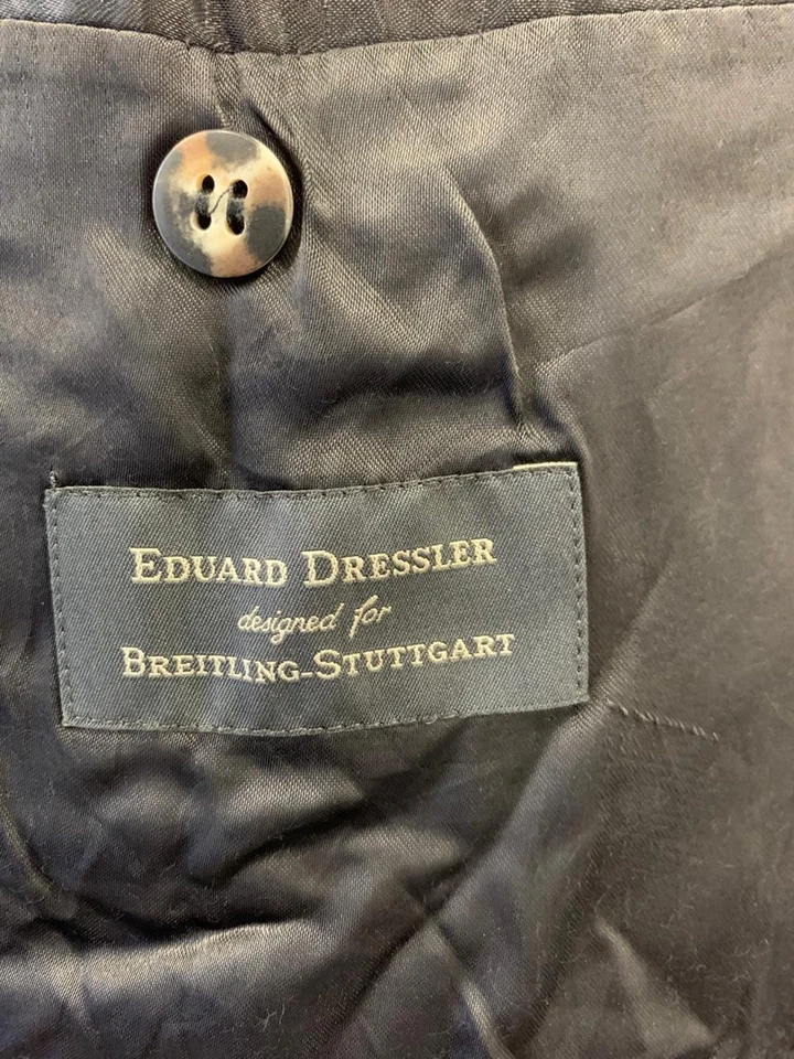 Eduard Dressler x Breitling Stuttgart Overcoat Men 52L Made in Germany #35 - Image 4 of 4