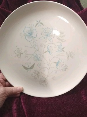 Vtg Ever Yours Summertime 10'' Dinner Plates Taylor Smith Taylor China~Set Of 6