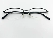 Ray-Ban RB6122 2503 Eyeglasses Black Rectangular Half Rim Frames 52-17-140 4167