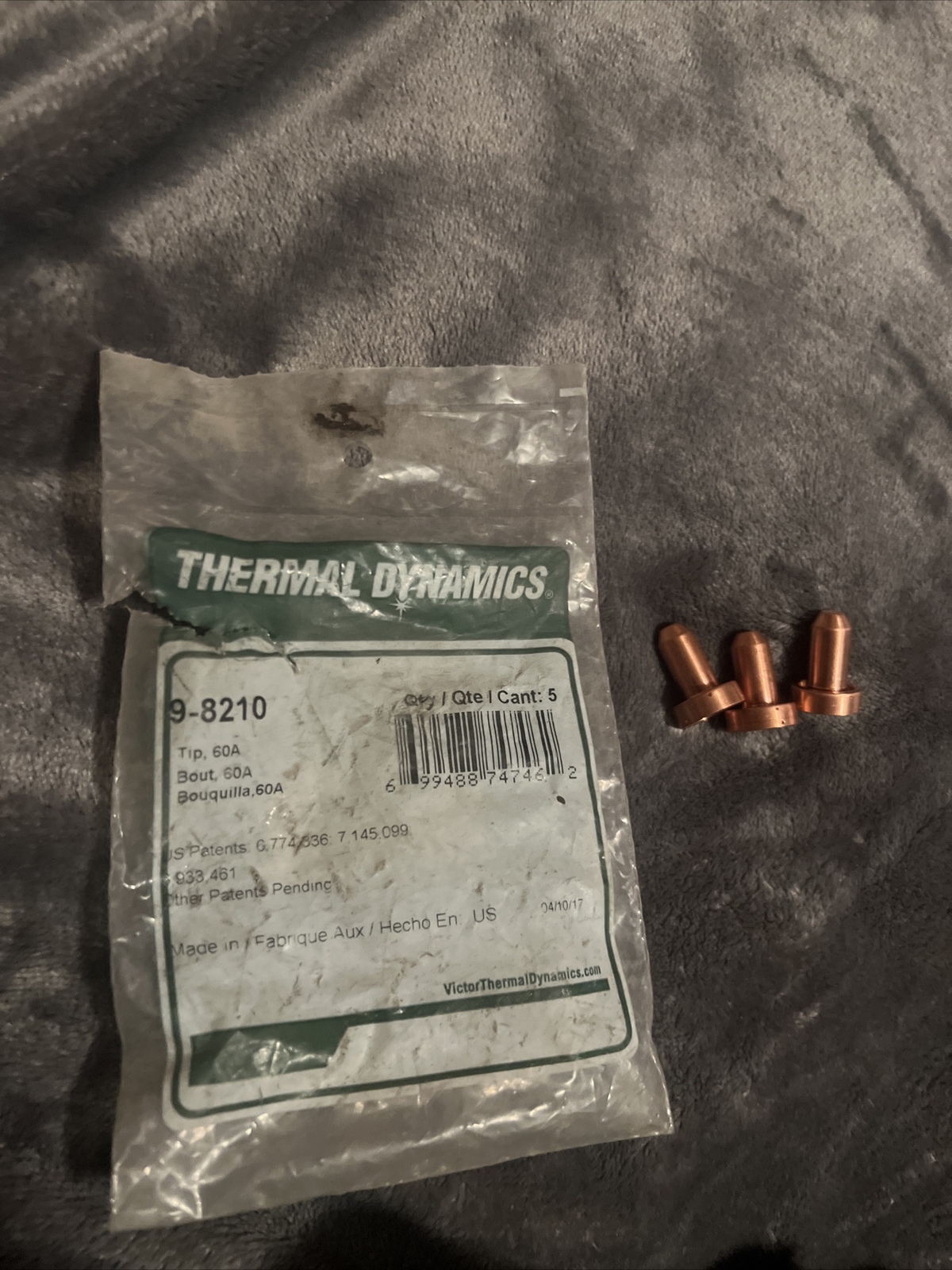 THERMAL DYNAMICS 9-8210 Thermal Dyn Plasma Cut Standoff Tip 3 Pack