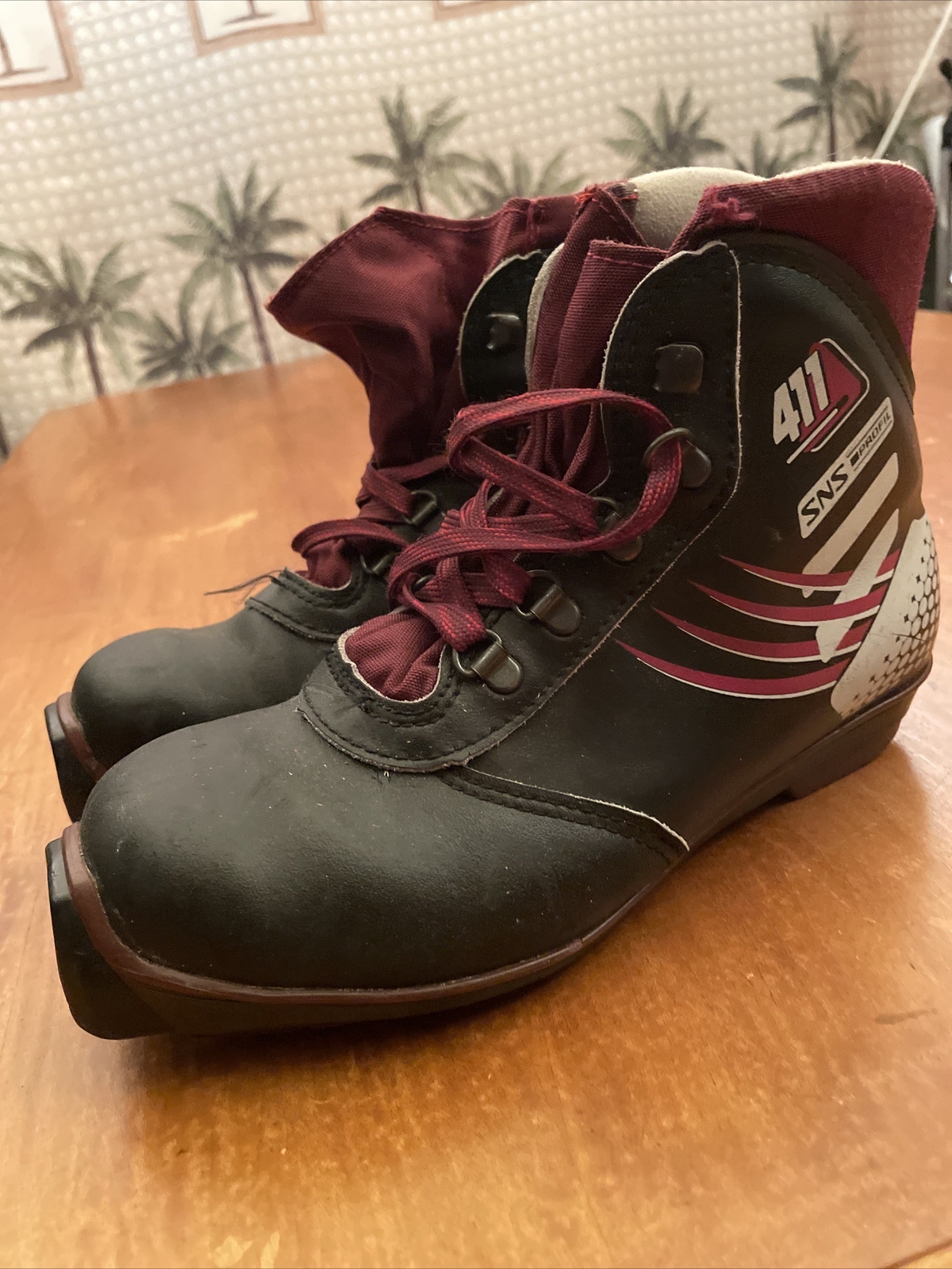 SALOMON 411 SNS Stivali da sci Cross Country XC EUR 37 UK 4 1 3