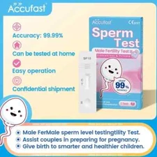 Accufast Sperm Test Kit For Male Pregnancy Preparation Sperm Count Test