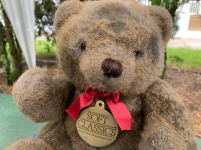 ビンテージ　ポーリッシュベア　べージュ　テディベア　DAKIN RARE Vintage 1989 Dakin Soft Classics Teddy Bear 13