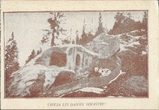 CI02226 romania suceava putna chilia lui daniel sihastru cave monk 