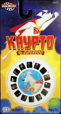 Krypto The Superdog 2005 DC Comics 3d View-Master 3 Reel Packet NEW SEALED
