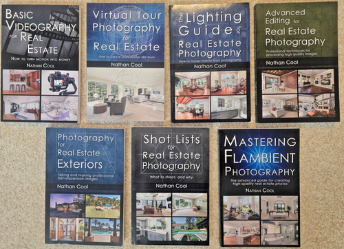 Nathan Cool Photography SEVEN Book BUNDLE - physical softcover books