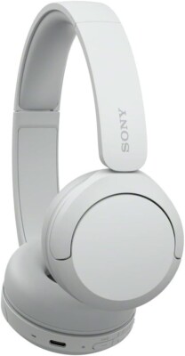 Sony WH-CH520 Wireless Headphones Bluetooth Headset with Microphone, White