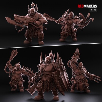 Red Makers - Heretic Abhuman Giants (Oger)