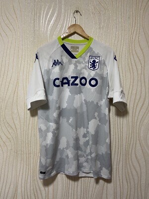 ASTON VILLA 2020 2021 AWAY SHIRT JERSEY KAPPA sz XL #10 GREALISH