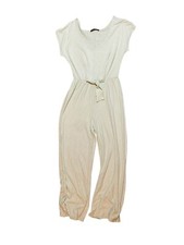 Caution To The Wind Green And White Jumpsuit. Look To Measurements For Sizing.