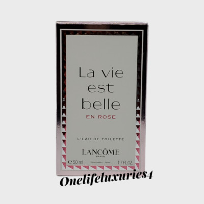 Lancome La Vie Est Belle EN ROSE 1.7 oz 50ml L'Eau de Toilette Spray Women NEW