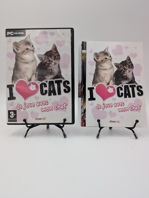 Jeu PC I LOVE CATS - Je Joue Avec Mon Chat | Version Française, Neuf Sous Blister | Nobilis 2007