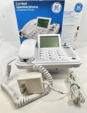 GE Corded Speakerphone 295866E1-A Adjustable Screen Vintage 2008 Elderly Phone