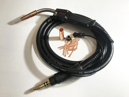 Pistola Mig Tweco #4 de repuesto resistente 400 amperios 15' se adapta a máquinas Miller - Imagen 3 de 7