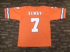 JOHN ELWAY #7 DENVER BRONCOS STARTER MENS ORANGE CRUSH NFL GAME FOOTBALL JERSEY — photo 1