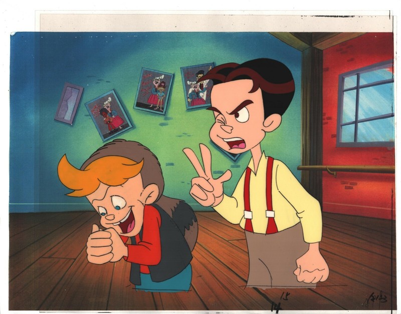 Back to the Future Original Production Animation Cel Universal 1991-2 b6014-15