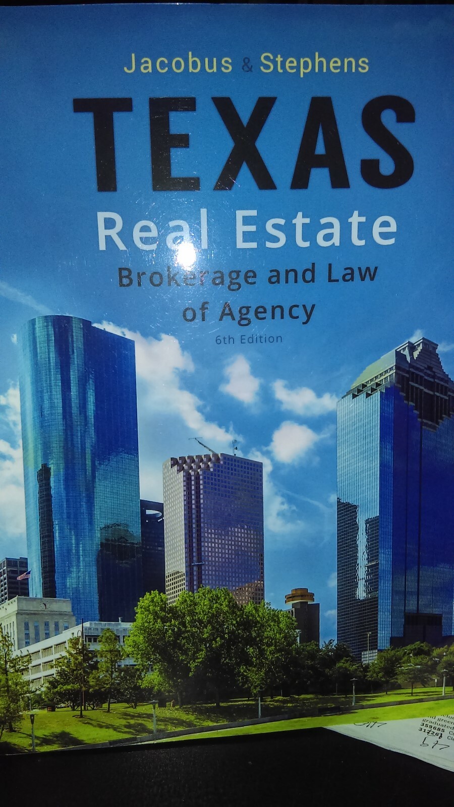 Texas Real Estate Brokerage and Law of Agency by Charles Jacobus and