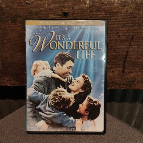 Frank Capra's It's A Wonderful Life DVD Paramount 1946 B & W 60th Annivers *Open - 第 1/11 張圖片