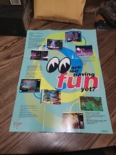 Virgin Are We Having Fun Yet 1994 Super Nintendo SNES Advertisement Poster