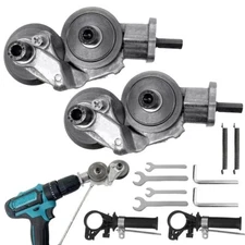 2 Set Universal Metal Cutter Sheet Drill Attachment for Metal Plate Cutting