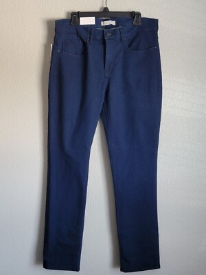 Perry Ellis Jeans Denim Mens Size 34x32 Slim Fit Stretch Tapered