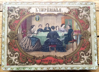 c. 1860 - JEU ANCIEN DE COLLECTION L'IMPERIALE - COQUERET WATILLIAUX