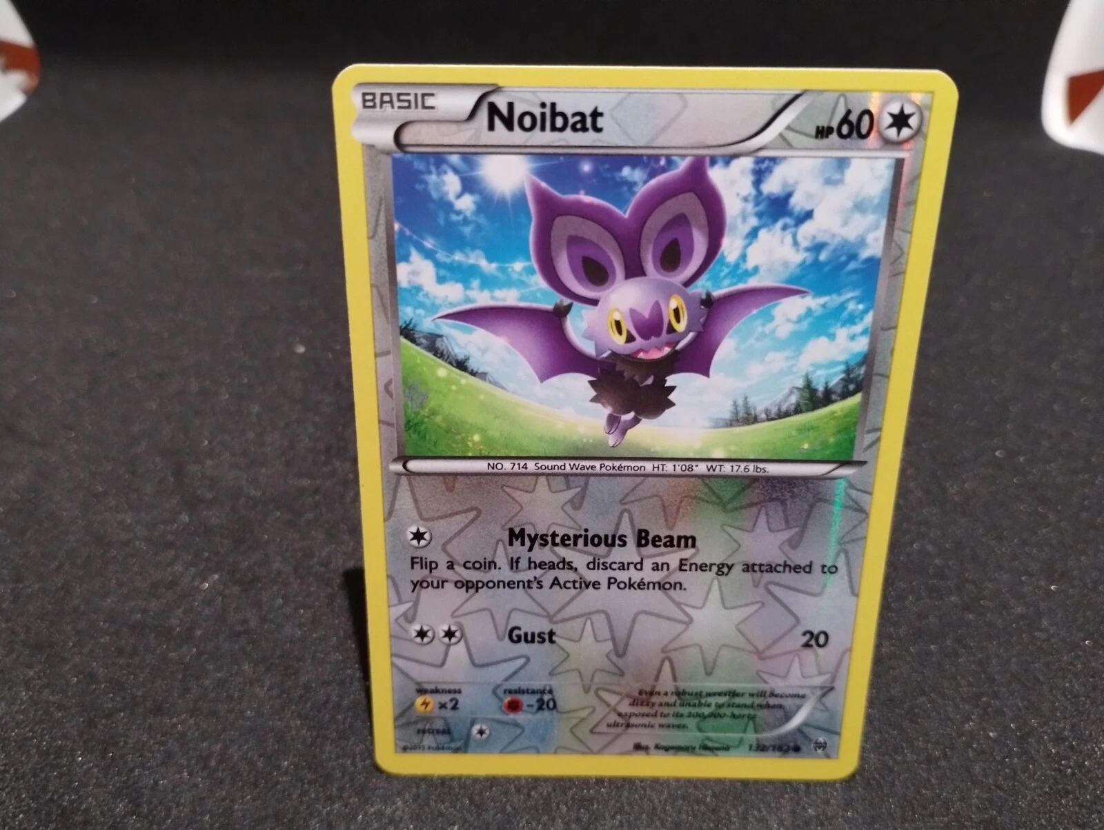 Pokemon TCG Noibat 132/162 Reverse Holo XY BREAKthrough