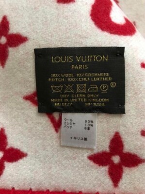 Louis Vuitton × Supreme Blanket Wool Cashmere MP1884 W55.1