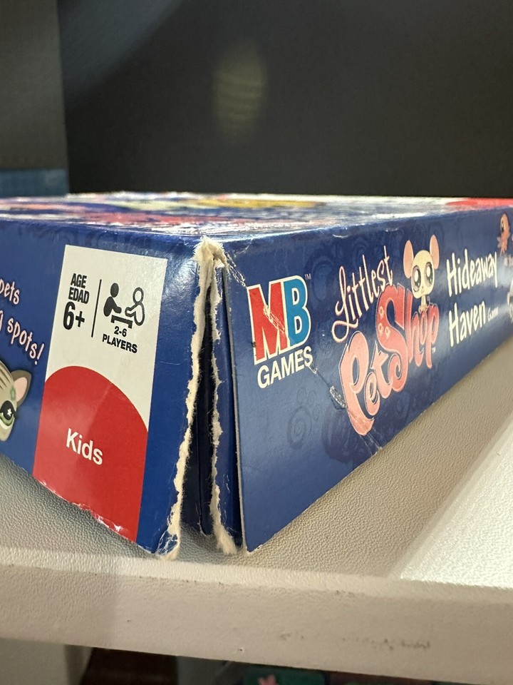 Littlest Pet Shop Board Game Hideaway Haven 2008 Hasbro MB Missing 1