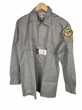 New Dickies Men M Tall Top Button Up Law Enforcement Training Academy Zone 5