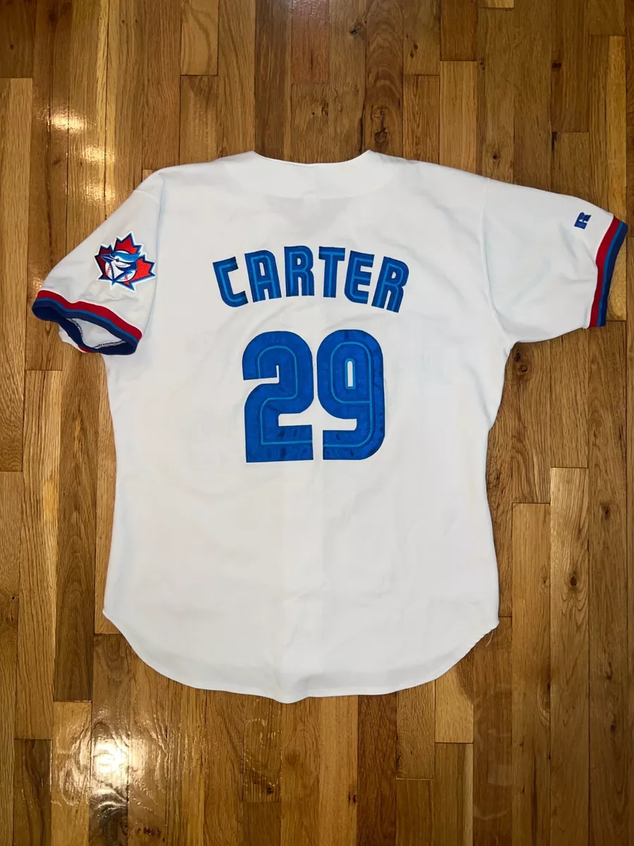 JOE CARTER AUTHENTIC Russell Athletic TORONTO BLUE JAYS Jersey 48 Delgado  Alomar