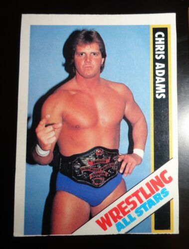 1985 Wrestling All Stars Handcut Card #41 Chris Adams Rare A Must See