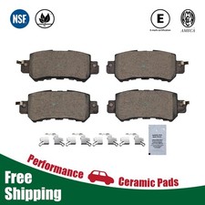 Rear Quiet Ceramic Brake Pads Set for Mazda 2...