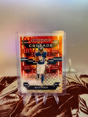 2024 Panini Rookies & Stars Football   Pink Crusade   Malik Nabers   No. C-MNS