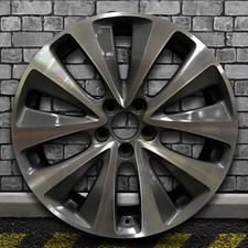 Machine Texture Medium Metallic Charcoal Oem Wheel For 2014-15 Acura Mdx - 19x8