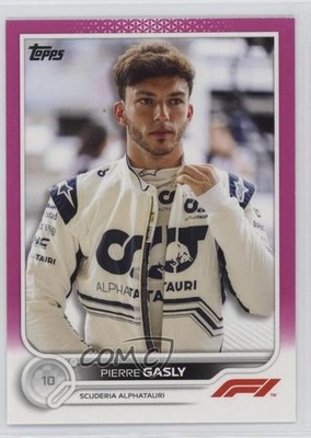 2022 Topps Formula 1 F1 Racers Fuchsia 107/150 Pierre Gasly #45 6o3