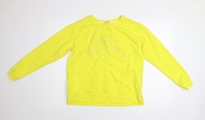 Womens UK Size M Sandwich Yellow Pullover Sweatshirt