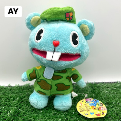Mondo Media 2011 SK Japan Happy Tree Friends Flippy Plush TAG Stuffed Toy Doll