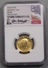 2016-W Standing Liberty 25c 1/4 oz 24K .999 GOLD NGC SP70. EVERHARD Signed..