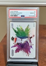 2025 Panini Prizm Roman Anthony Rookie Color Blast PSA Gem Mint 10 💎 Case Hit