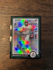 2010 Bowman - Brandon Allen #213 Chrome Refractor Rookie Autographs /500 (AU)