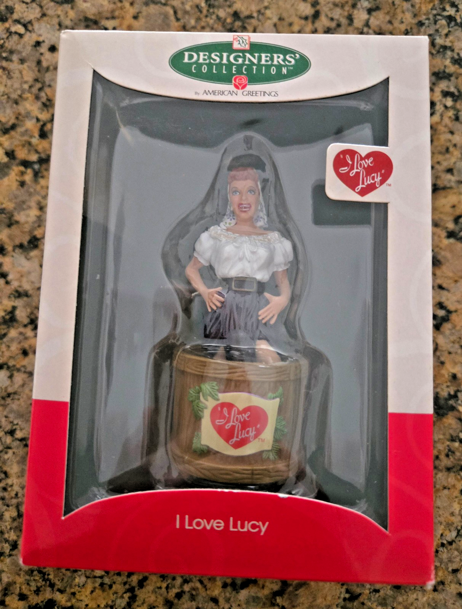 Vintage I Love Lucy Ornament American Greetings Stomping Grapes