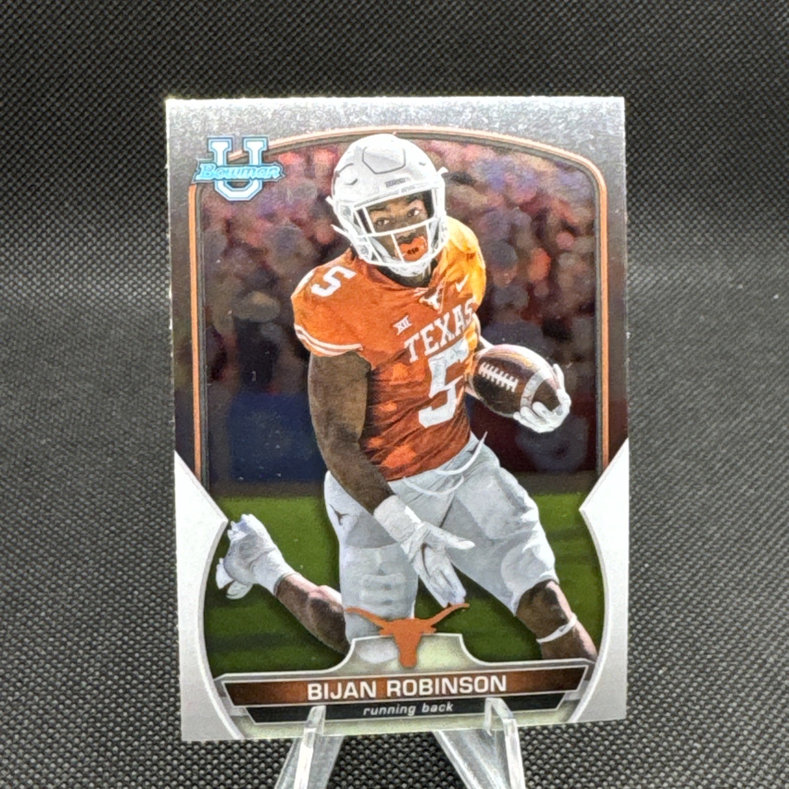 2022 Bowman University Chrome Bijan Robinson #70 Texas Longhorns