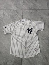 Vintage Majestic New York Yankees Alex Rodriguez #13 MLB Jersey Pinstripe Large