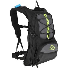 Acerbis Rucksack mit Trinksystemvorrichtung H2O Logo Schwarz/Grau